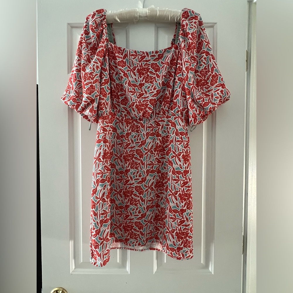 Lucy Paris knee-length floral dress. Luke new, size XS.
